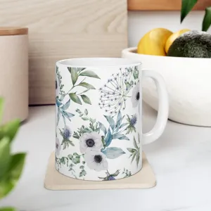 Scottish Flowers, Ceramic Mug 11oz