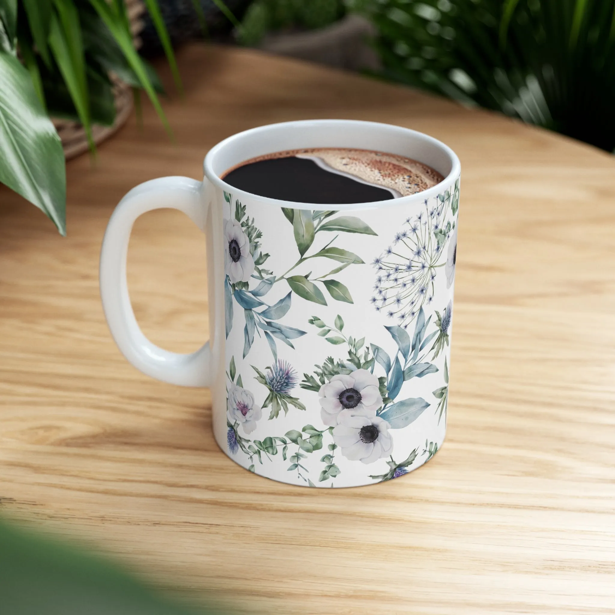 Scottish Flowers, Ceramic Mug 11oz