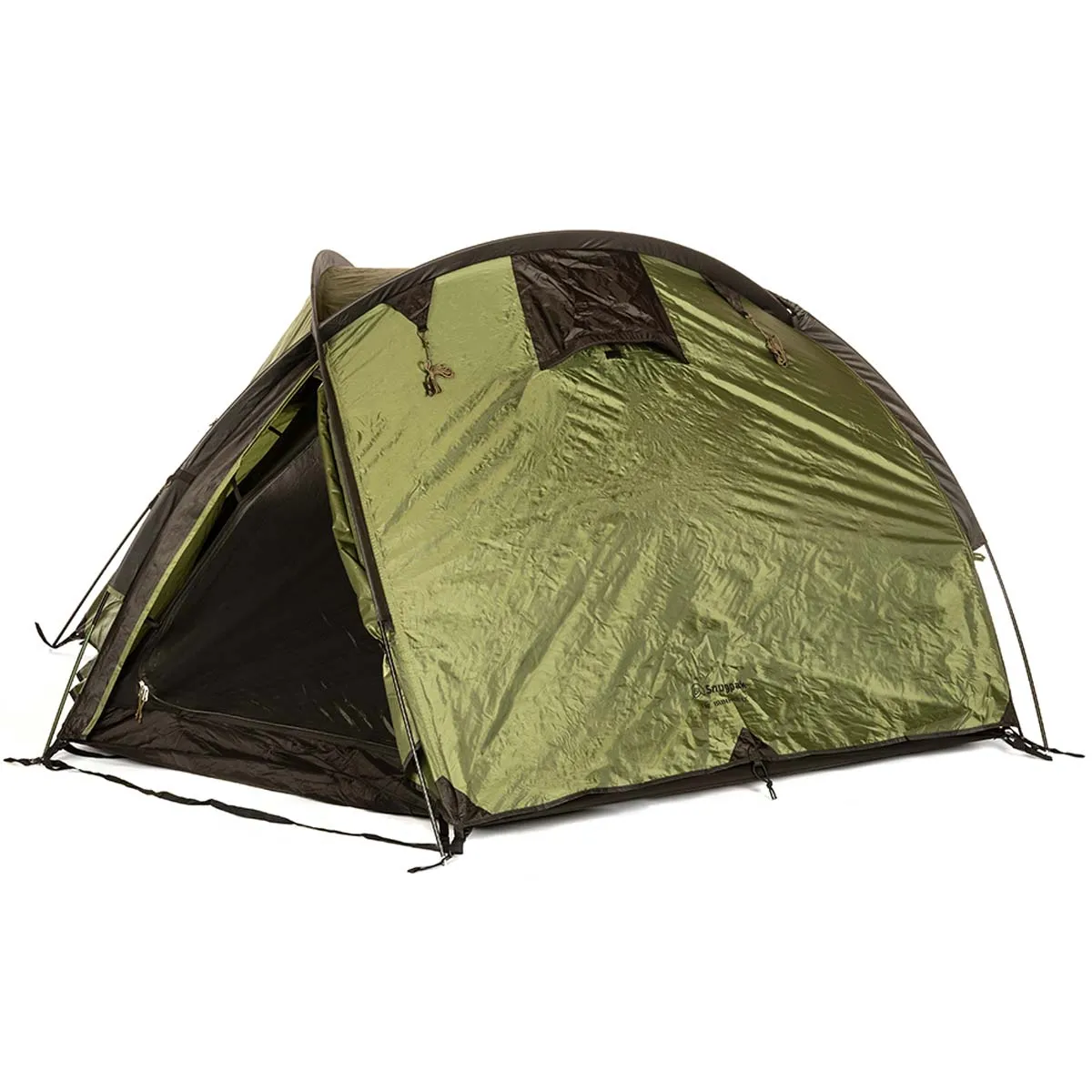 Compact Snugpak Bunker IX 3-Person Olive Tent for Camping and Outdoor Adventures