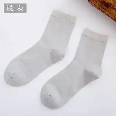 Solid Color Bamboo Socks10 Pair