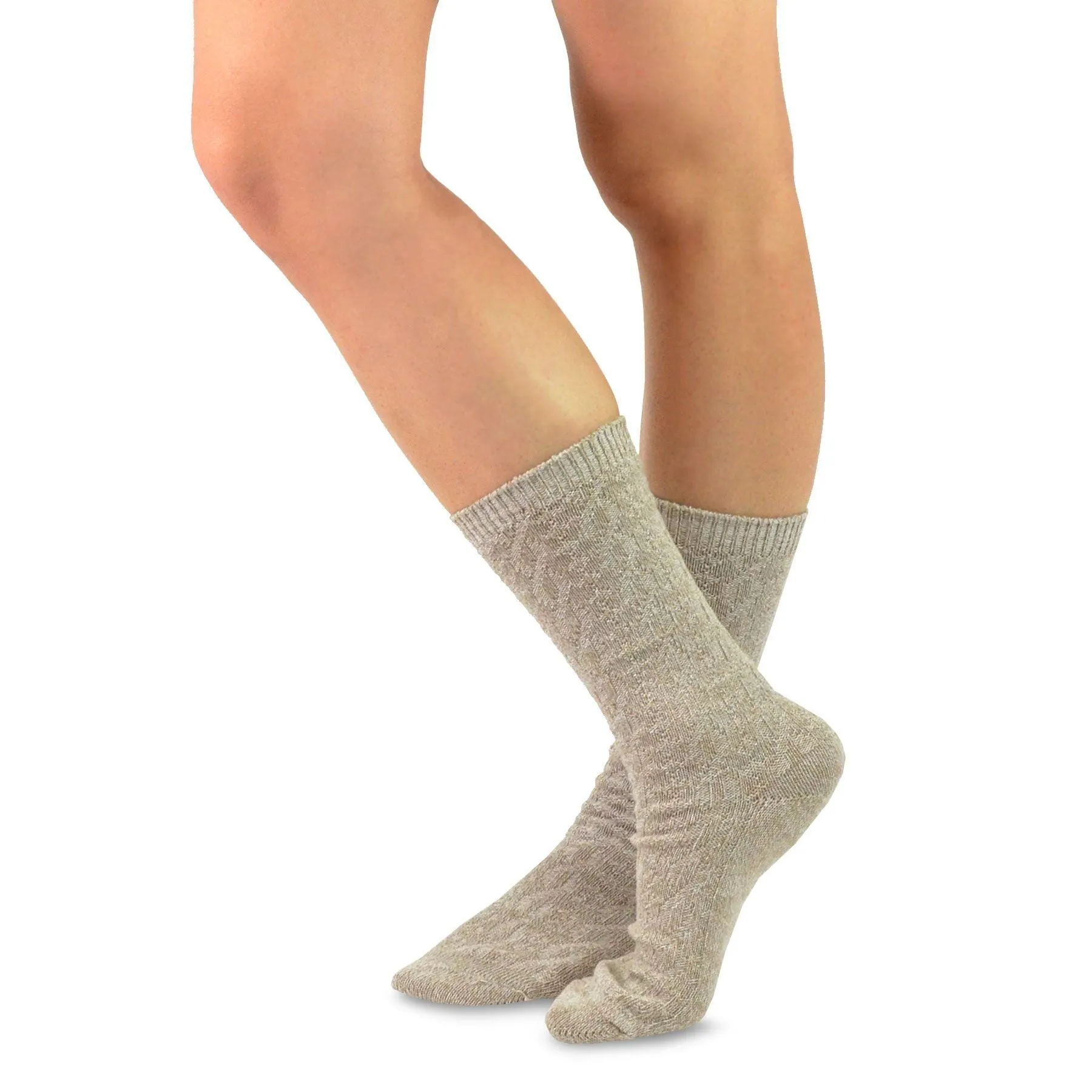 TeeHee Socks Women's Casual Polyester Crew Marled 3-Pack (11174)