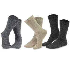 TeeHee Socks Women's Casual Polyester Crew Marled 3-Pack (11174)