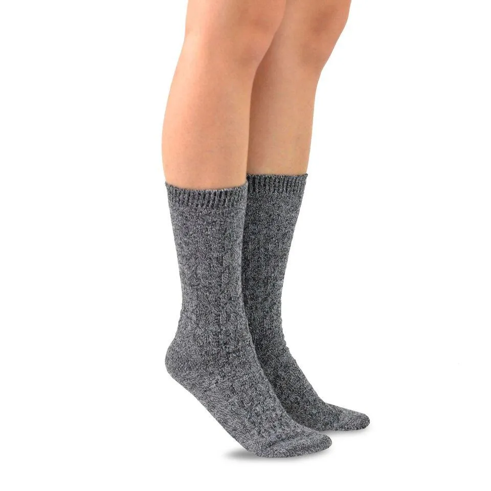 TeeHee Socks Women's Casual Polyester Crew Marled 3-Pack (11174)