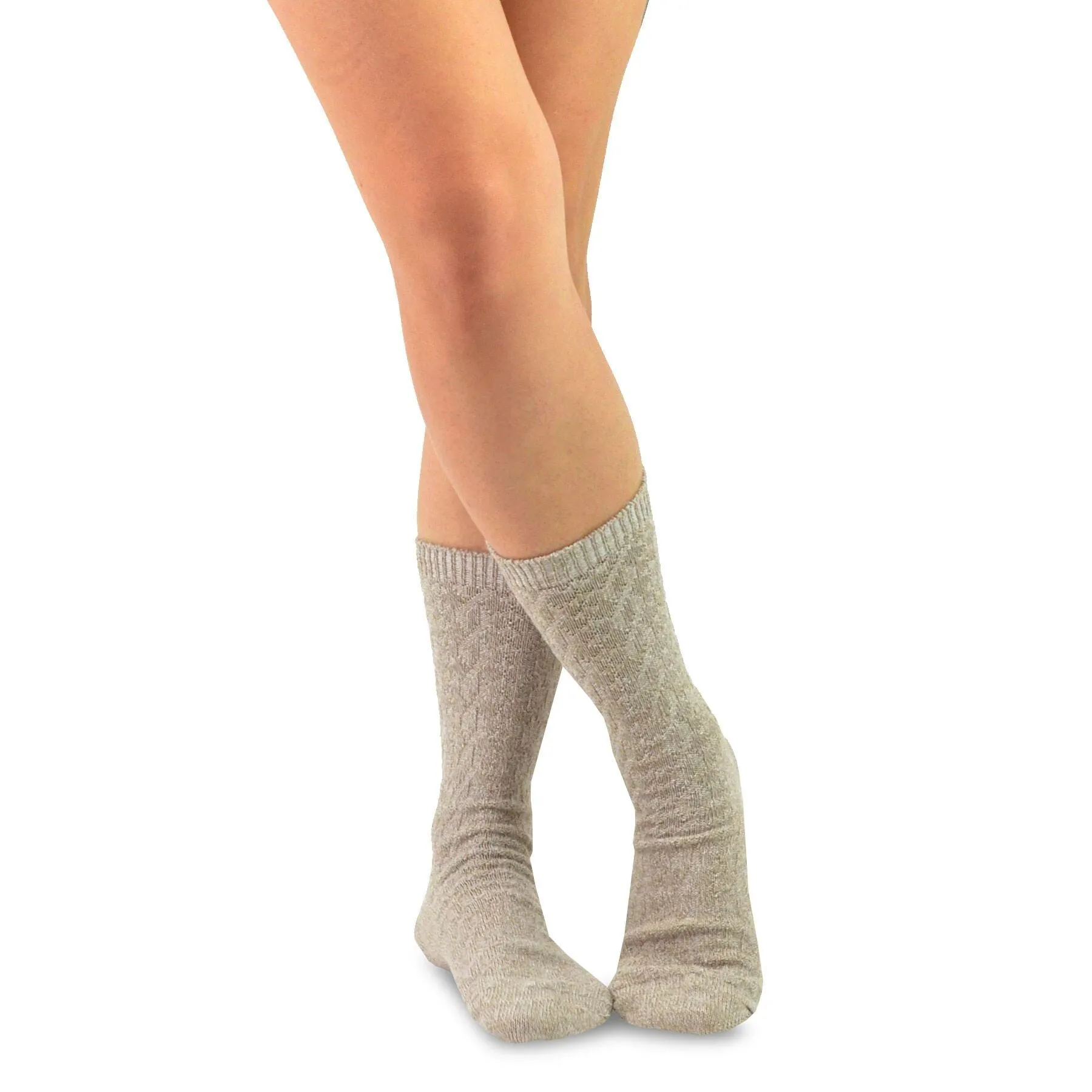 TeeHee Socks Women's Casual Polyester Crew Marled 3-Pack (11174)