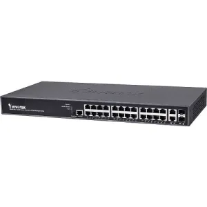 VIVOTEK AW-GEV-267A-370 24-Port VivoCam L2  Managed PoE Switch