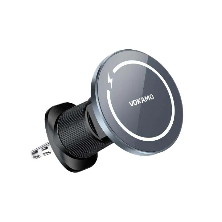 VOKAMO Magnetic Wireless Car Charger Holder 15W Fast Charger