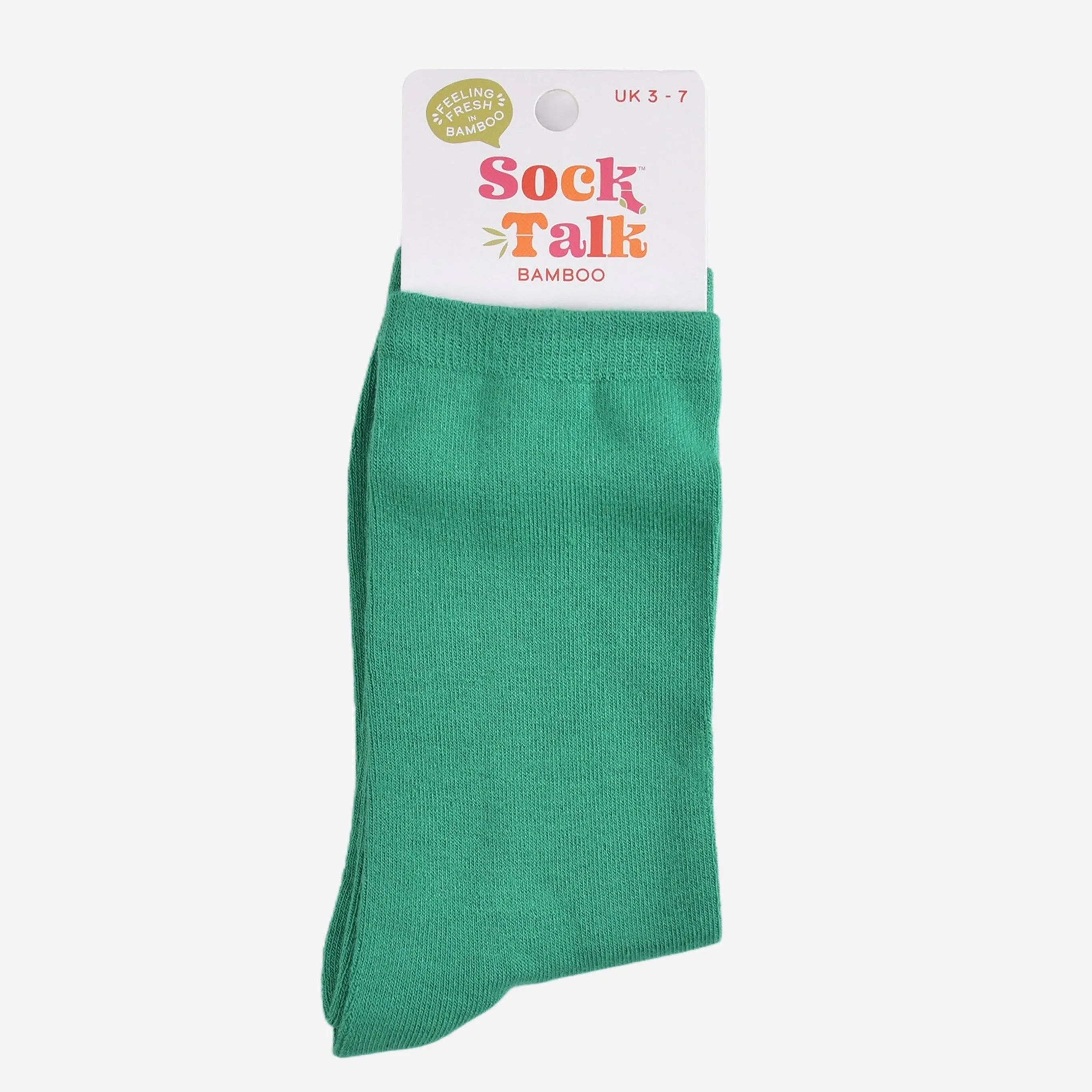 Women's Bright Green Bamboo Socks