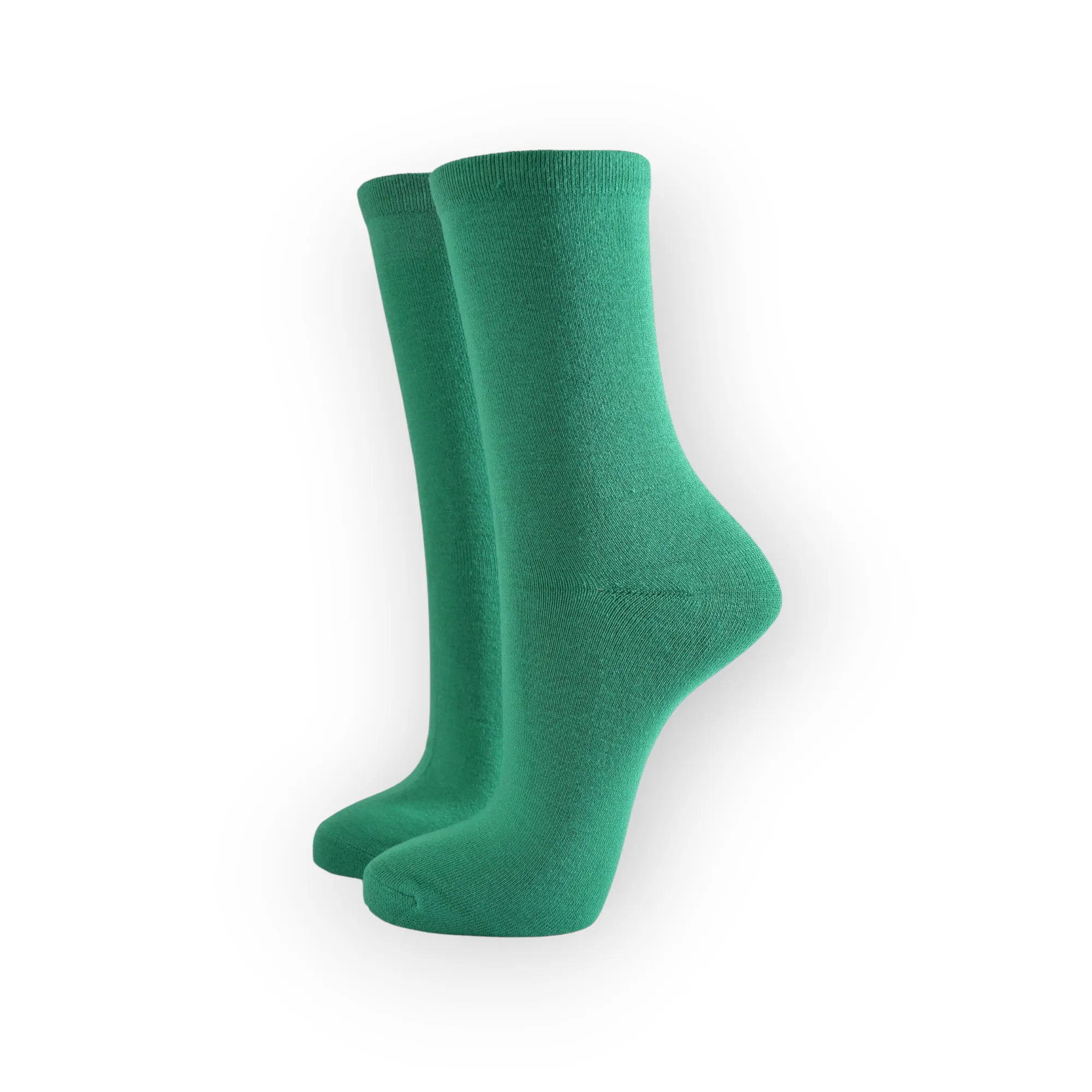 Women's Bright Green Bamboo Socks