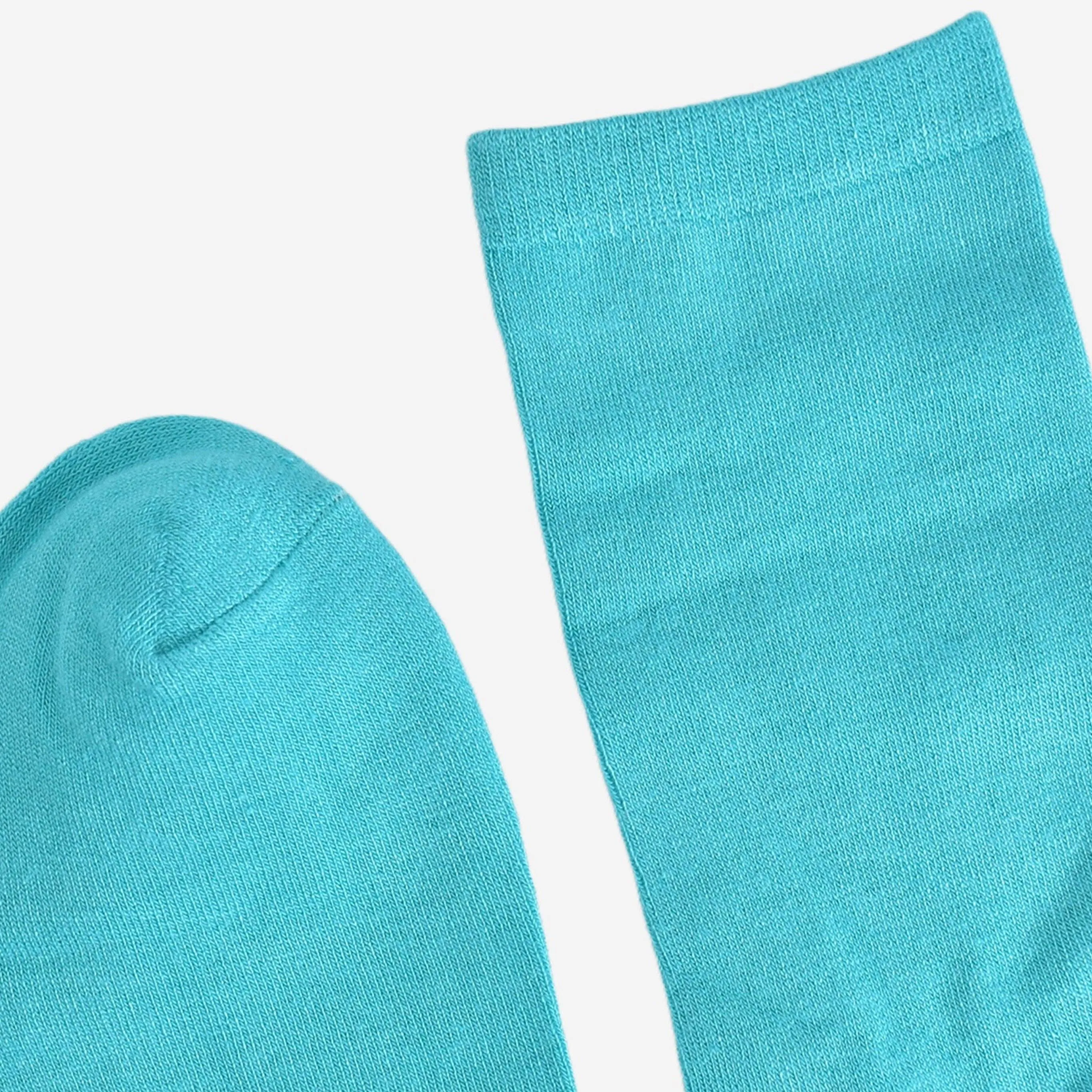 Women's Turquoise Bamboo Socks