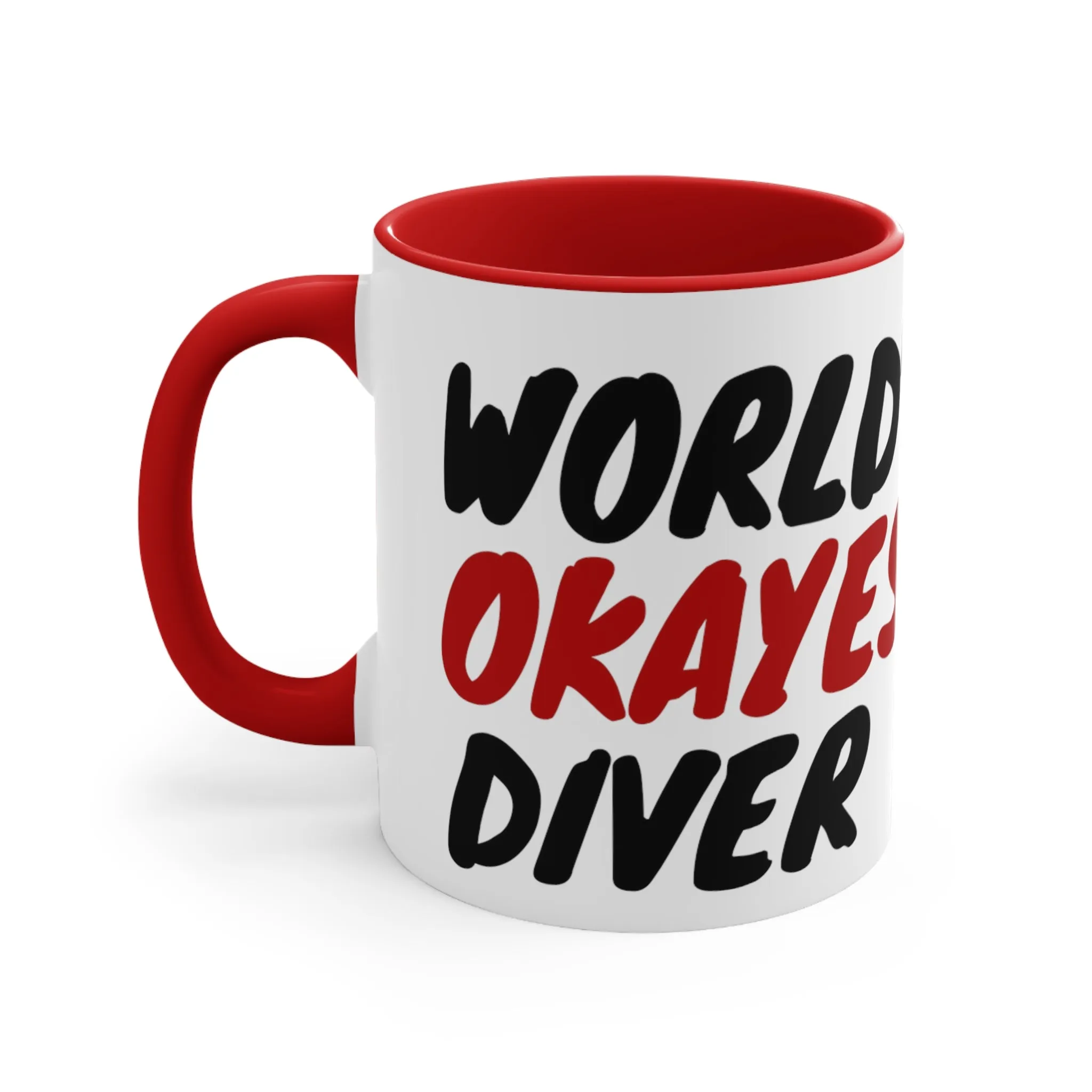 World's Okayest Diver Mug, 11oz