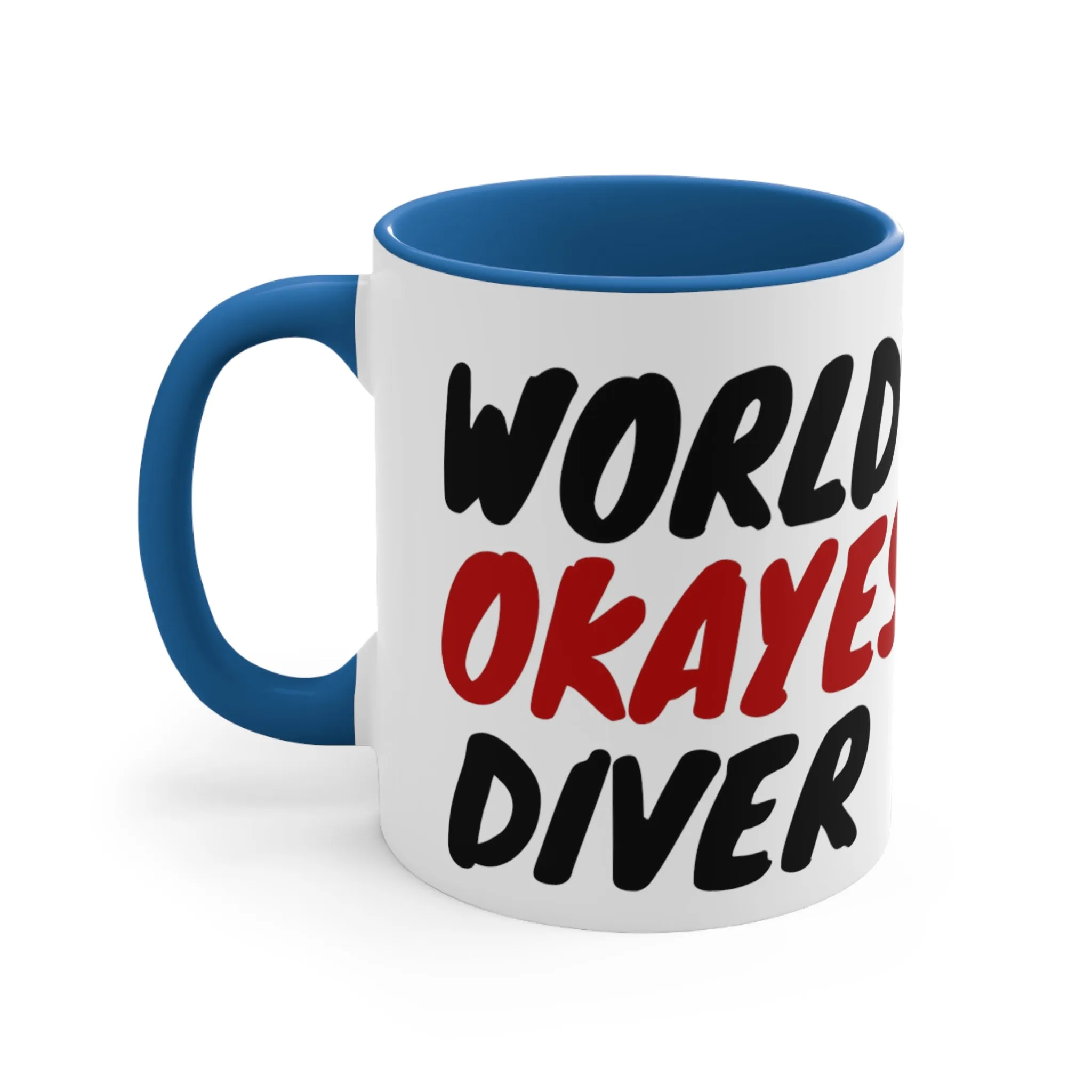 World's Okayest Diver Mug, 11oz