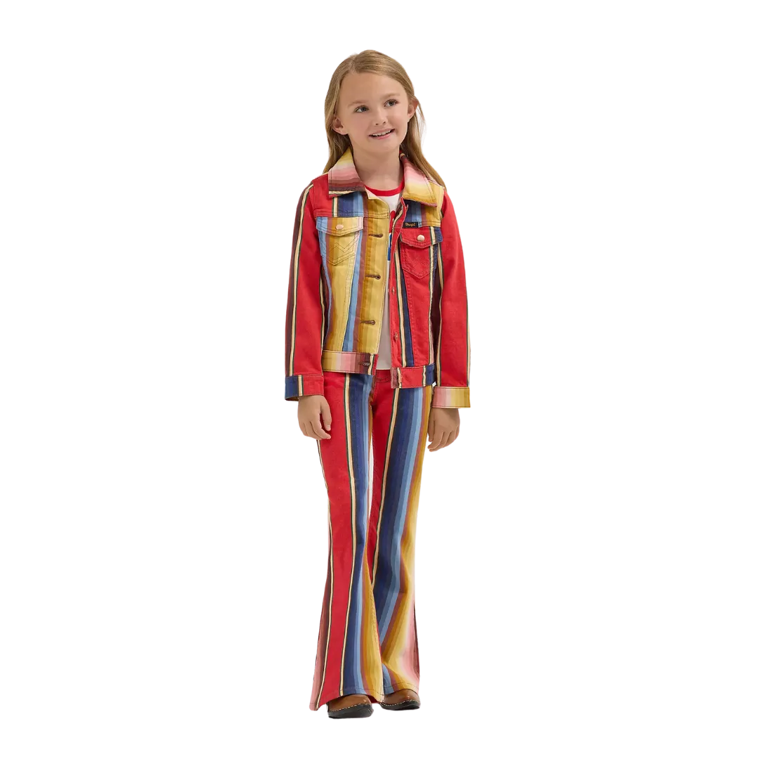 Wrangler Kid's Lainey Wilson Rodeo Ben Stripe Jacket