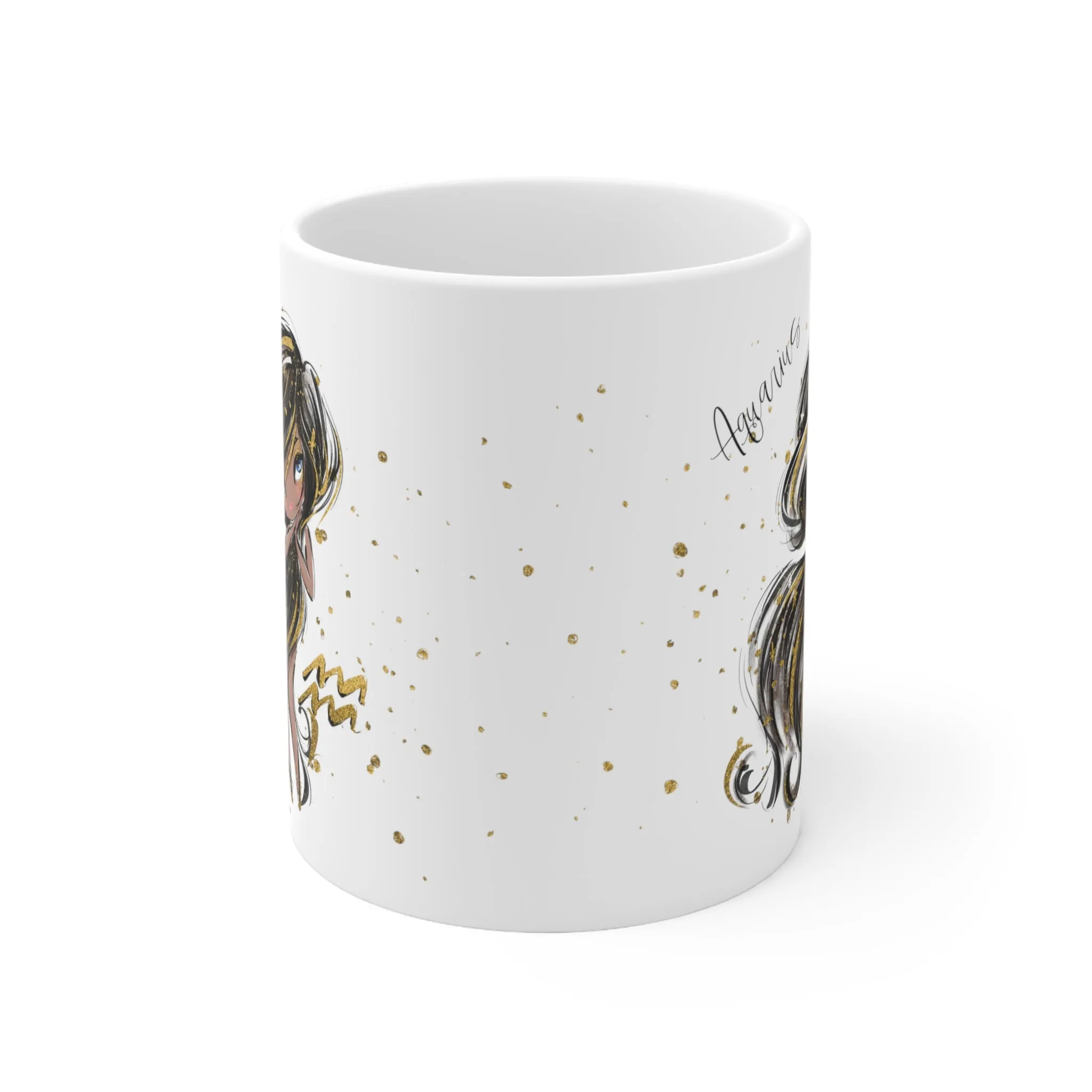 Zodiac Sign, Aquarius, Ceramic Mug 11oz - Personalised/Non Personalised